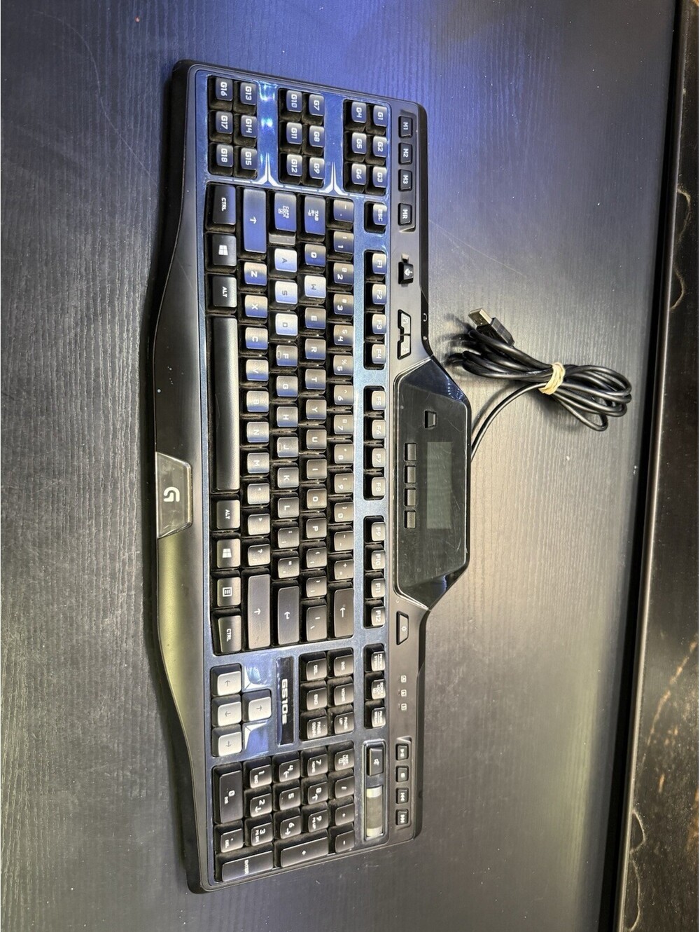 Logitech G510s Wired USB Gaming Keyboard LCD Macro Keys Wrist Rest Y-U0010
